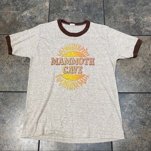 VTG 70’s Mammoth Cave National Park S/S T-Shirt Size Medium